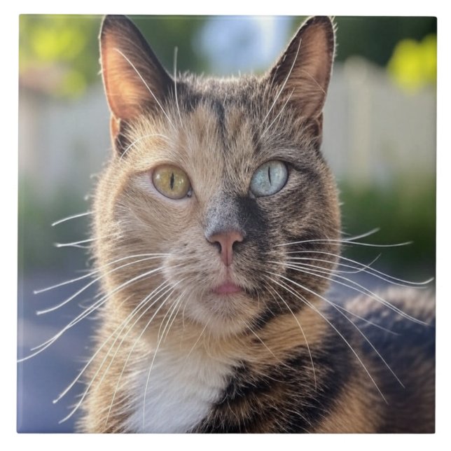 Lägg till kattfoto anpassa kakelplatta (Framsidan)