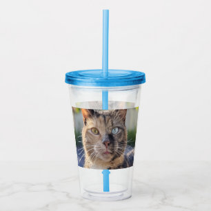 Lägg till kattfoto anpassa take away mugg