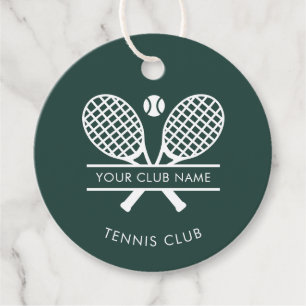 Lägg till Klubbnamn Tennis Team Swag Anpassad Gåvor Etiketter