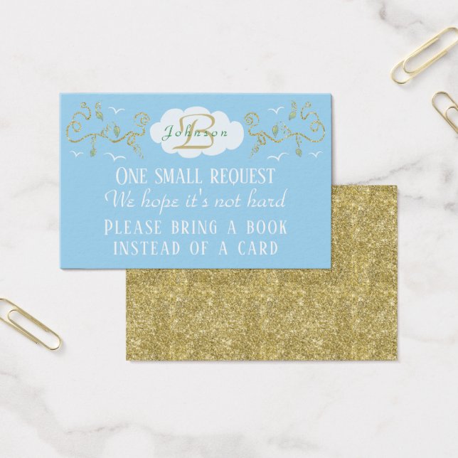 Lägg till kort/anpassa för "Castle/Guld"-Bok Visitkort (Kontor)