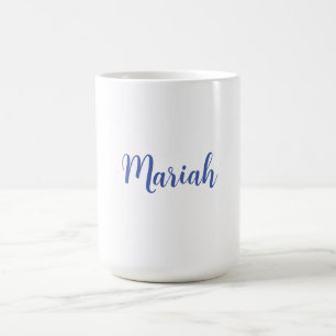 Lägg till Kreativet Klassiskt blått i Eleganten N Kaffemugg
