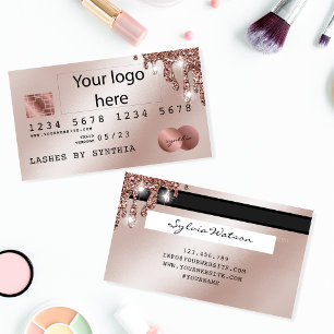 Lägg till Kredit-kort för Logotyp med formaterade Visitkort