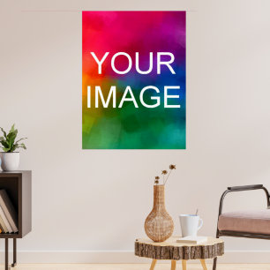Lägg till Ladda upp ditt foto Personlig mall Stor Poster