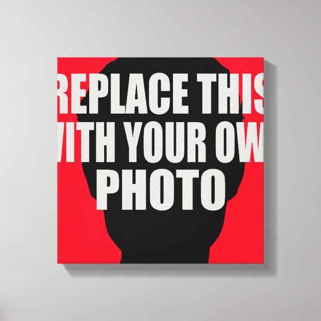 lägg till/ladda upp eget foto canvastryck (Framsida)