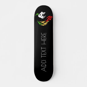 LÄGG TILL Lejon TEXT Mini Skateboard Bräda 18,5 Cm