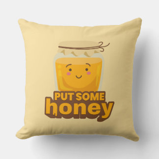 Lägg till lite honung söt design kudde