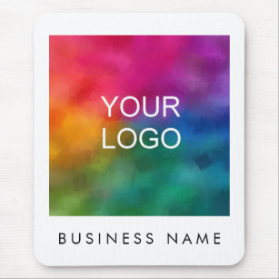 Lägg till Lodrät Logotyp för företagsbild Musmatta