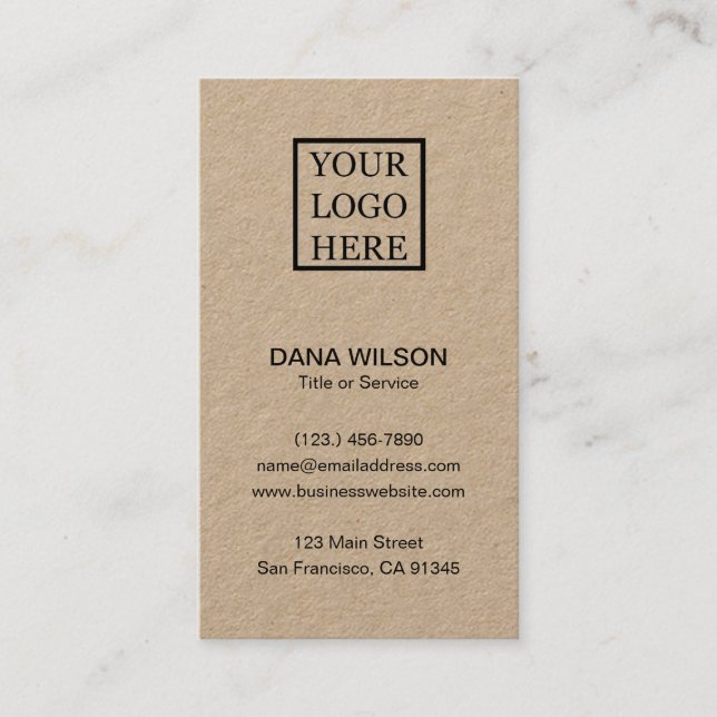 Lägg till Lodrät Professionell för Logotyp Kraft P Visitkort (Framsida)