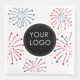 Lägg till Logotyp 4:e juli Business Company Firewo Pappersservett