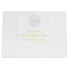 Lägg till logotyp Anpassad text presentpåse