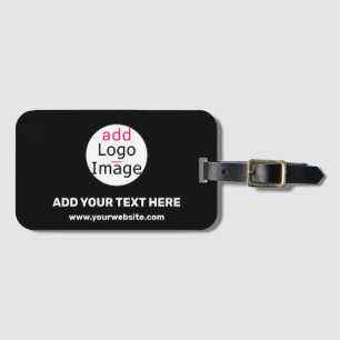 Lägg till Logotyp Business Chic Anpassade Black Mi Bagagebricka