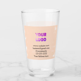 lägg till logotyp/design här för textpoänger glaskopp