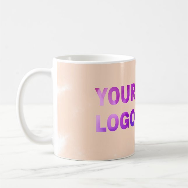 lägg till logotyp/design här för textpoänger kaffemugg (Vänster)