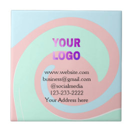 lägg till logotyp/design här för textpoänger kakelplatta