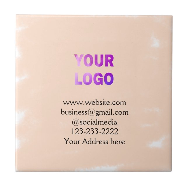 lägg till logotyp/design här för textpoänger kakelplatta (Framsidan)