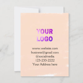 lägg till logotyp/design här för textpoänger vykort