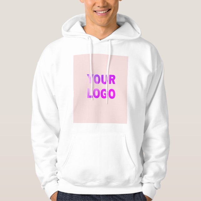 lägg till logotyp/design här hoodie (Framsida)