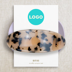 Lägg till Logotyp för Hair Bow Hairbow Clip Tilläggskort