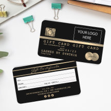 Lägg till Logotyp för presentkort med Kredit-kort