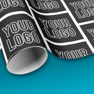 Lägg till Logotyp, foto eller uppladdad design Presentpapper