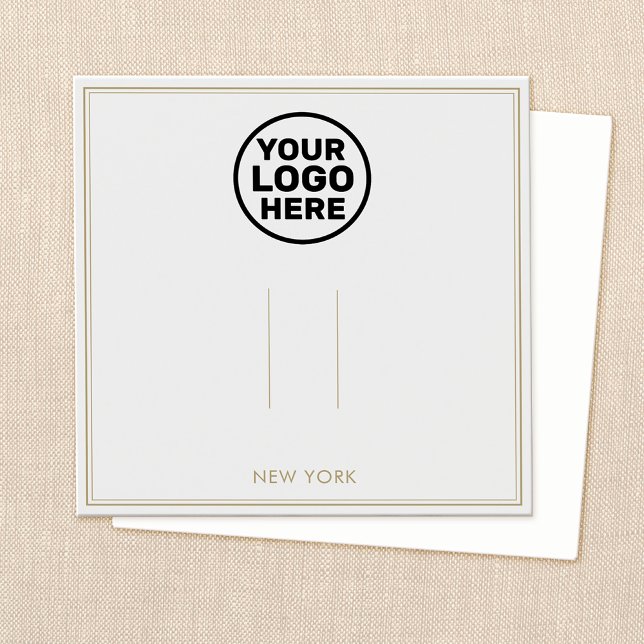 Lägg till Logotyp Grått Hair Bow Clip Brooch-Visni Fyrkantigt Visitkort (Skapare uppladdad)