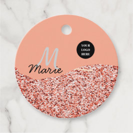 lägg till logotyp med blå gnistra tack vare rabatt gåvor etiketter