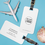 Lägg till Logotyp Modern Corporate Business Anpass Bagagebricka<br><div class="desc">Lägg till Logotyp Modern Corporate Business Anpassningsbar Färg Luggage Tag som är perfekt för dig och dina anställda när du reser till jobbet. Bakgrunden färg längst fram och bakåt är redigerbar. Klicka på Redigera om du vill ändra färg:s anpassning genom att ersätta platshållartexten och platshållarbilden med din egen logotyp. Om...</div>