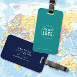 Lägg till Logotyp Modern Corporate Business Anpass Bagagebricka<br><div class="desc">Lägg till Logotyp Modern Corporate Business Anpassningsbar Färg Luggage Tag som är perfekt för dig och dina anställda när du reser till jobbet. Bakgrunden färg längst fram och bakåt är redigerbar. Klicka på Redigera om du vill ändra färg:s anpassning genom att ersätta platshållartexten och platshållarbilden med din egen logotyp. Om...</div>