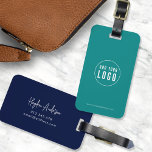 Lägg till Logotyp Modern Script Business Anpassnin Bagagebricka<br><div class="desc">Lägg till Logotyp Modern Script Business Anpassningsbar Färg Luggage Tag som är perfekt för dig och dina anställda när du reser för att arbeta. Bakgrunden färg längst fram och bakåt är redigerbar. Klicka på Redigera om du vill ändra färg:s anpassning genom att ersätta platshållartexten och platshållarbilden med din egen logotyp....</div>