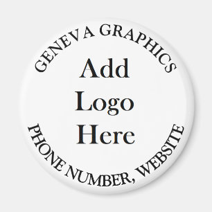 Lägg till Logotyp- och affärsinformation Magnet