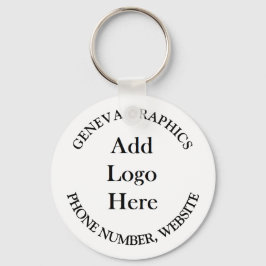 Lägg till Logotyp- och affärsinformation Nyckelring
