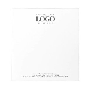 Lägg till Logotyp och minimalistisk text för Recta Anteckningsblock