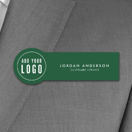 Lägg till Logotyp redigerbar Färg Enkel modern Nam Namnbricka