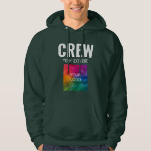 Lägg till Logotyp Skriv ut Manar Dubbla sida vid s Hoodie