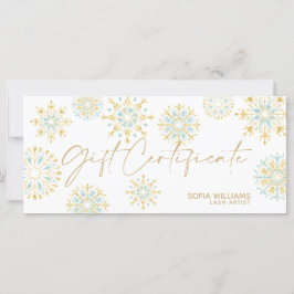 Lägg till Logotyp Snö i julcertifikat