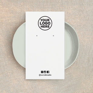 Lägg till Logotyp valfritt Färg-Visning Visitkort