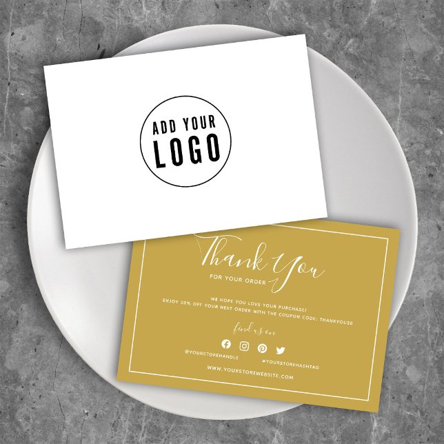 Lägg till Logotyp White Gräns Editable Färg Tack (Skapare uppladdad)