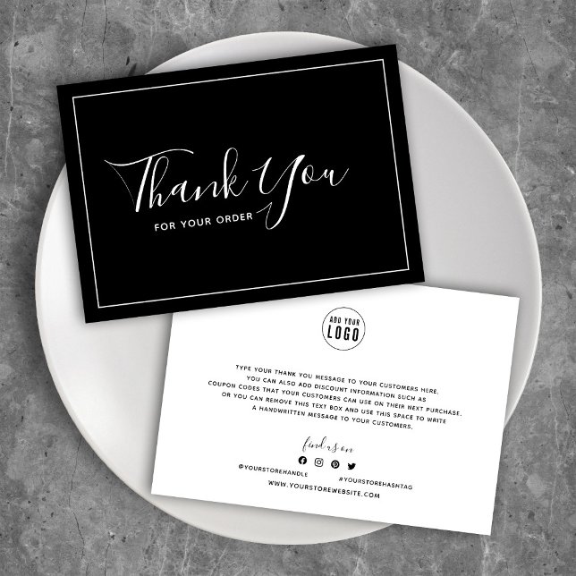 Lägg till Logotyp White Gräns Editable Färg Tack (Skapare uppladdad)