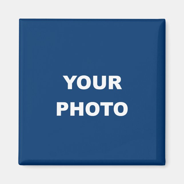 Lägg till Logotypen Bild Photo Bild Magnet (Framsidan)