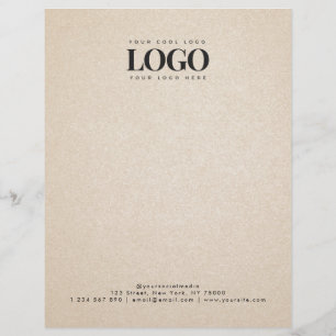 Lägg till Logotypen Rectangle Business Brevhuvud