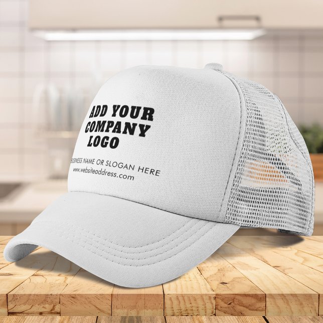 Lägg till Logotypen Visa affärsanställda Keps (Business Logo Employees Annual Event Custom Trucker Hat)