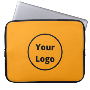 Lägg till logotypens orange laptop fodral