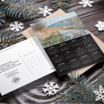 Lägg till målning av monet Art-Logotyp 2025 Busine Helg Vykort<br><div class="desc">Vår kalender för 2025 om elegant med svart helgdagar i chicen kommer att vara perfektens marknadsföringsprodukt för ditt företag, ditt företag eller din helgdag-gåva till dina kunder och anställda. Förutom bästa önskemål och all din kontaktinformation med din anpassningsbar logotyp på baksidan har den Claude Monets teckningar (Fransk, 1840-1926), The Road...</div>