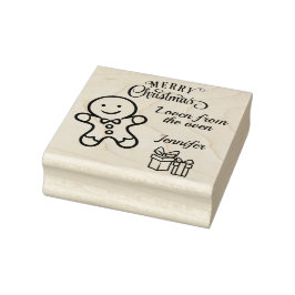 Lägg till Märkre i din egen julklapp Stämpel