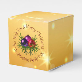 Lägg till matchande jul i Namn i Guld favoritruta Presentaskar