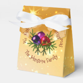 Lägg till matchande jul i Namn i Guld favoritruta Presentaskar