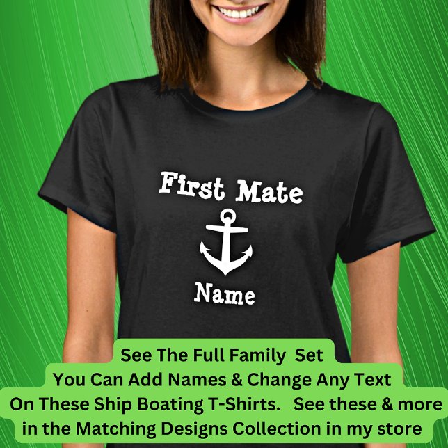 Lägg till matchningsfamilj för första Mate-fästpun T Shirt (Skapare uppladdad)