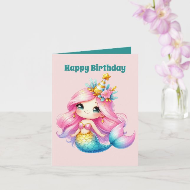 Lägg till meddelande för Cute Grattis på födelseda (Orkide)