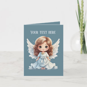 Lägg till meddelande i Cute Angel-Religiösan