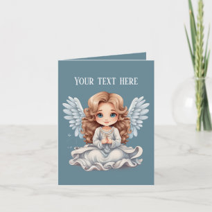 Lägg till meddelande i Cute Angel-Religiösan